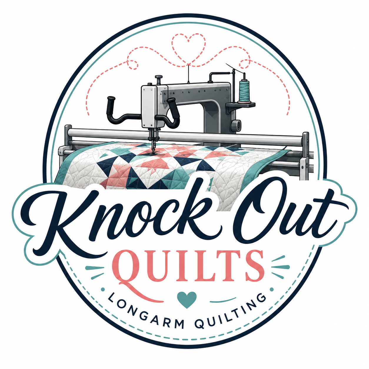 Knock Out Quilts Logo
